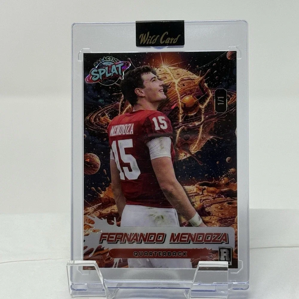Wild Card Fernando Mendoza Galactic Splat Galactic NCAA Football 1/1